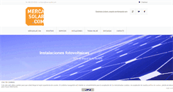 Desktop Screenshot of mercasolar.com